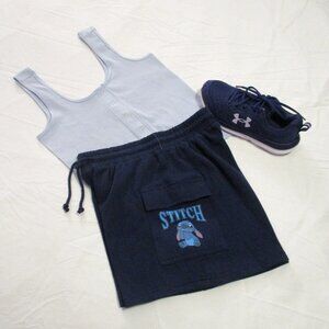 DISNEY STITCH NAVY SHORTS – SIZE SMALL – JUNIORS/WOMENS – NWT